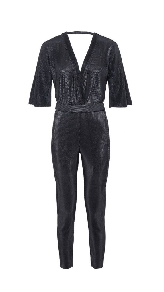 Dating Black Lurex Overall