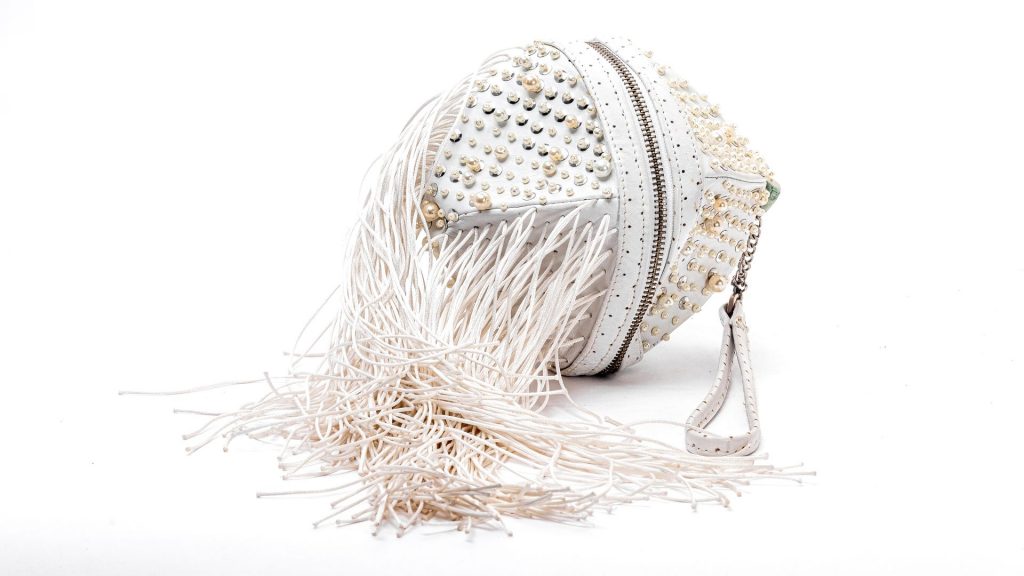 Baluchi Ball bag Embroidered with Pearls and Sequins