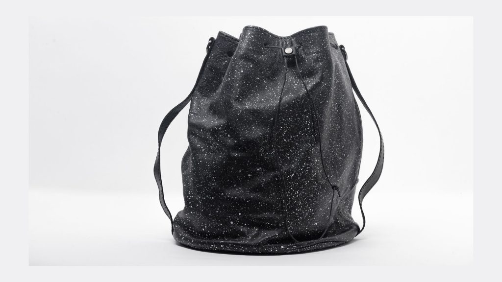 Large Black Bucket Bag