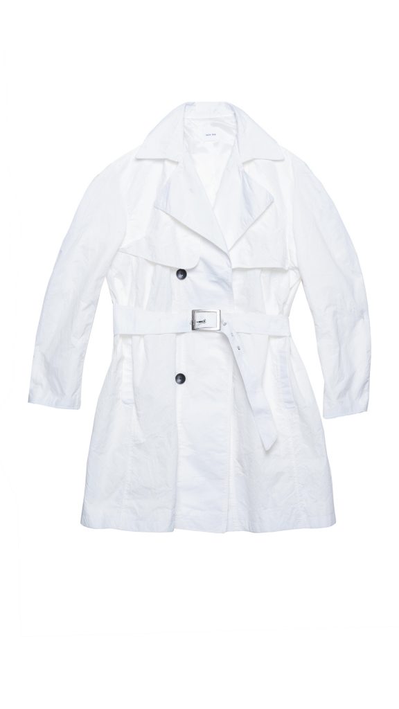White Trench coat